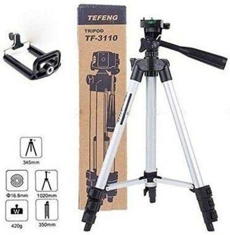 Tripé Telescópico Para Câmera E Celular Digital Profissional 1.2 Metros 3110 - zem Menor preço em Tripé Telescópico Para Câmera E Celular Digital Profissional 1.2 Metros 3110 - zem