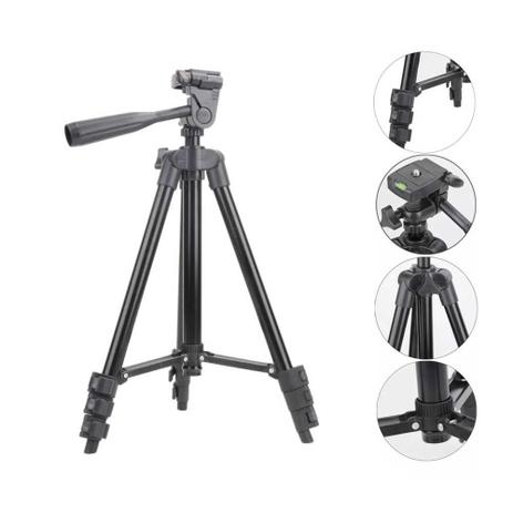 Tripé Tripod Telescópico 3120 Alumínio Câmeras Smartphone - Aquiébarato Menor preço em Tripé Tripod Telescópico 3120 Alumínio Câmeras Smartphone - Aquiébarato