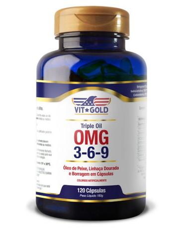 Triple Oil Omega 369 Vitgold 120 cápsulas Menor preço em Triple Oil Omega 369 Vitgold 120 cápsulas