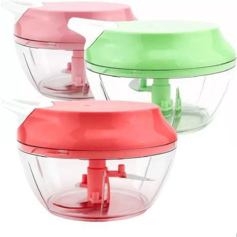 Triturador Amassador Picador Alho Manual 3 Lâminas Cortador Mini Processador Cebola Alimentos Tempero Cordinha é boa?