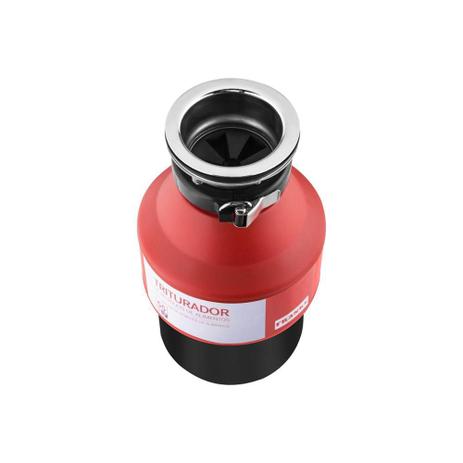 Triturador de Alimentos para Pia 55hp 110v Vermelho E Preto - Franke Menor preço em Triturador de Alimentos para Pia 55hp 110v Vermelho E Preto - Franke