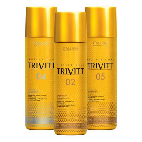 Trivitt Itallian Kit Manutenção Pós Química 3 Itens+ Necessaire Exclusiva Menor preço em Trivitt Itallian Kit Manutenção Pós Química 3 Itens+ Necessaire Exclusiva