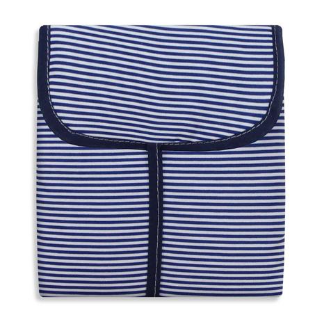 Trocador Portátil c/ Bolsos - Náutico Listrado - Laura baby Menor preço em Trocador Portátil c/ Bolsos - Náutico Listrado - Laura baby