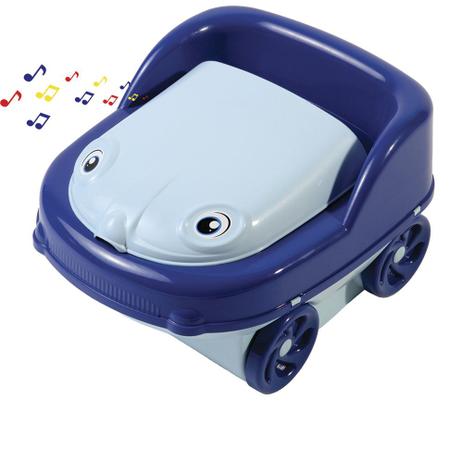 Troninho Musical com Redutor Pit Stop Styll Baby - Azul Menor preço em Troninho Musical com Redutor Pit Stop Styll Baby - Azul