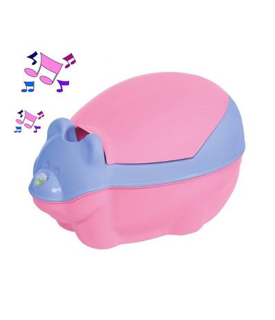 Troninho Musical Rosa Infantil Penico Com Tampa Menina Tutti Baby Menor preço em Troninho Musical Rosa Infantil Penico Com Tampa Menina Tutti Baby