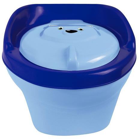 Troninho Urso Infantil Pinico Para Bebe 2 Em 1 Azul - Styll Baby Menor preço em Troninho Urso Infantil Pinico Para Bebe 2 Em 1 Azul - Styll Baby