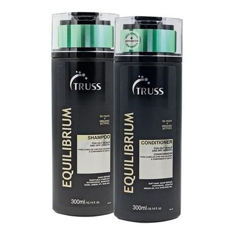 Truss Kit Shampoo E Condicionador Equilibrium Menor preço em Truss Kit Shampoo E Condicionador Equilibrium