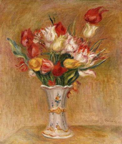 Tulipas - Pierre-Auguste Renoir - Tela 50x59 Para Quadro - Santhatela é ruim? Tulipas - Pierre-Auguste Renoir - Tela 50x59 Para Quadro - Santhatela é boa?