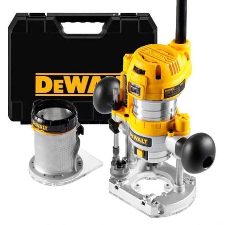 Menor preço em Tupia Compacta 935w Dwp611pk - Pinça De 1/4 E 8 Mm C/Maleta - Dewalt
