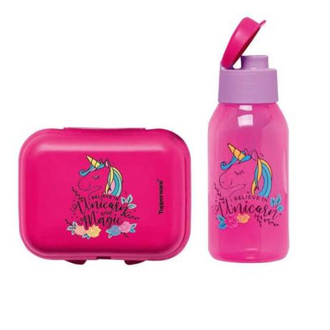 Tupperware snack pequeno + Eco tupper 350ml Unicórnio Menor preço em Tupperware snack pequeno + Eco tupper 350ml Unicórnio
