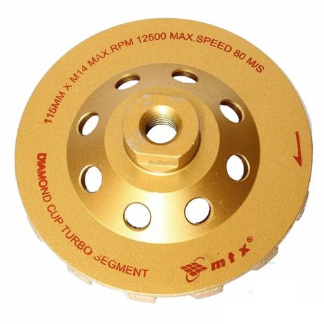 Turbo Disco Desbaste Diamantado Concreto Mármore Granito 115mm - Mtx Menor preço em Turbo Disco Desbaste Diamantado Concreto Mármore Granito 115mm - Mtx