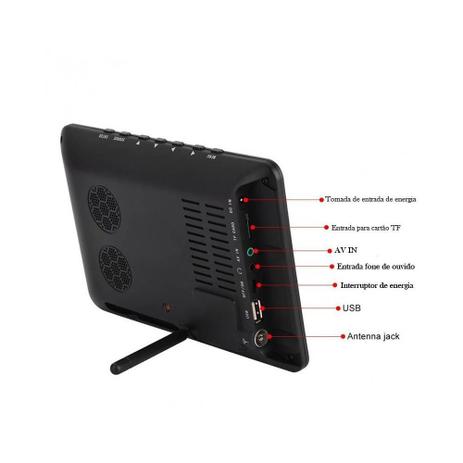 Tv Digital / Monitor Led 9 Colorido Cftv Modelo Mtm-909 - Tomate Menor preço em Tv Digital / Monitor Led 9 Colorido Cftv Modelo Mtm-909 - Tomate