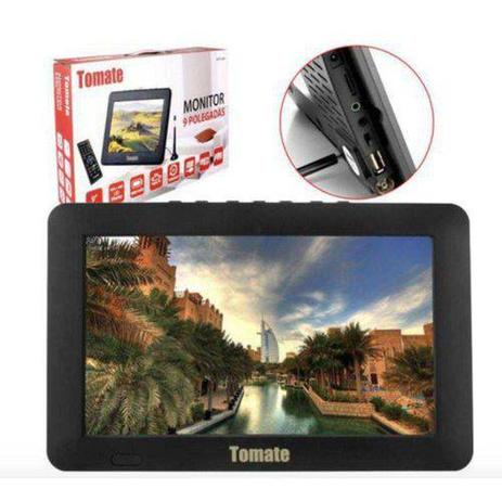 Tv Digital Portátil Led Monitor Hd 9 Polegadas Usb Sd Tomate MTM-909 Menor preço em Tv Digital Portátil Led Monitor Hd 9 Polegadas Usb Sd Tomate MTM-909