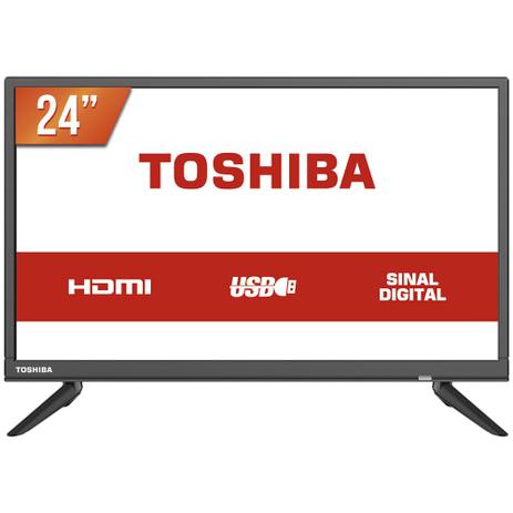 TV LED 24 HD Toshiba L1850 2 HDMI USB Conversor Digital Menor preço em TV LED 24 HD Toshiba L1850 2 HDMI USB Conversor Digital
