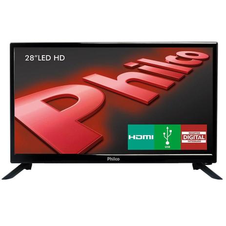 TV LED 28” Philco PH28N91D HD 1 USB 1 HDMI Menor preço em TV LED 28” Philco PH28N91D HD 1 USB 1 HDMI
