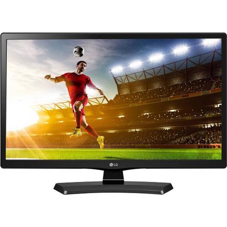 TV LED LG HD 19,5 pol 20MT49DF-PS Conversor Digital 1 HDMI 1 USB 60Hz Time Machine Ready Preta