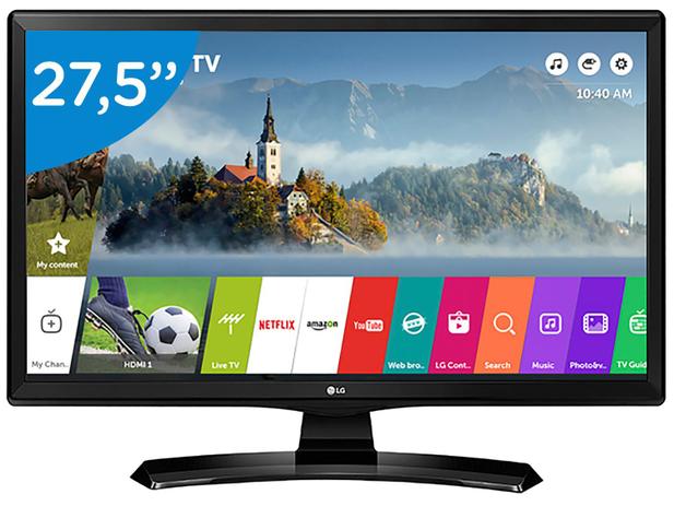 TV Monitor LG HD Smart LED 27,5” 28MT49S-PS - webOS 3.5 Wi-Fi 2 HDMI 1 USB