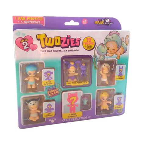 TwoZies - Blister com 12 Figuras - Série 2 - DTC Menor preço em TwoZies - Blister com 12 Figuras - Série 2 - DTC