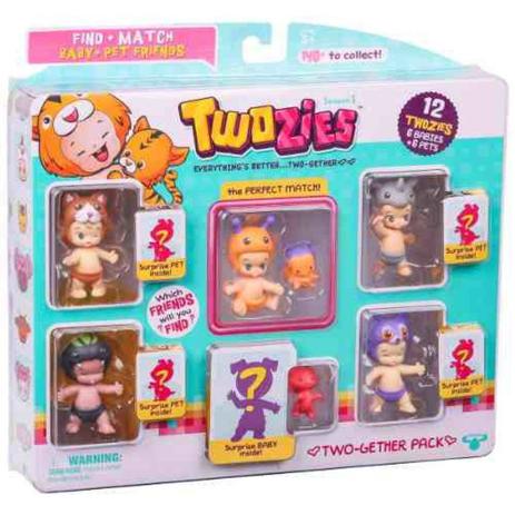 Twozies Blister com 12 Unidades 4012 DTC Sortido Menor preço em Twozies Blister com 12 Unidades 4012 DTC Sortido
