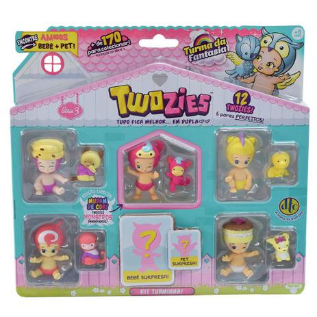 Twozies Blister Kit com 12 Personagens - Série 3 - Molly e Trolly - DTC Menor preço em Twozies Blister Kit com 12 Personagens - Série 3 - Molly e Trolly - DTC