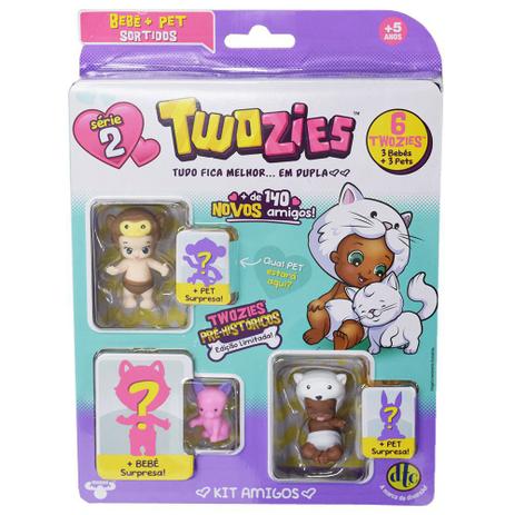 Twozies Blister Kit com 6 Personagens - Gidget - Série 2 - DTC Menor preço em Twozies Blister Kit com 6 Personagens - Gidget - Série 2 - DTC