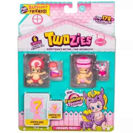 Twozies Série 3 Kit Amigos Com 6 - Dtc Menor preço em Twozies Série 3 Kit Amigos Com 6 - Dtc