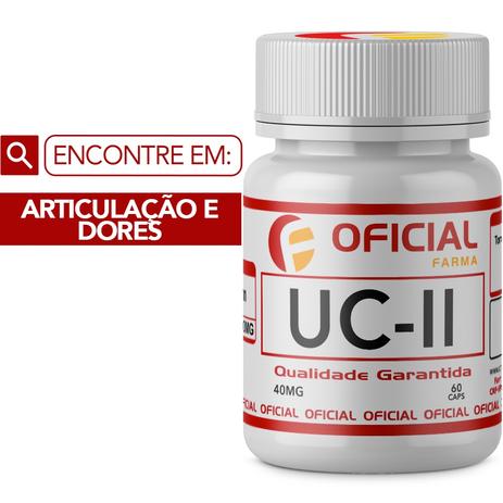 Uc II (Colágeno Tipo 2) 40Mg 60 Cápsulas Com Selo de Autenticidade - Oficialfarma s Menor preço em Uc II (Colágeno Tipo 2) 40Mg 60 Cápsulas Com Selo de Autenticidade - Oficialfarma s