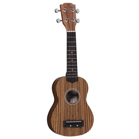 Ukulele Acustico Michael Soprano MK21 ZB - Zebra Menor preço em Ukulele Acustico Michael Soprano MK21 ZB - Zebra