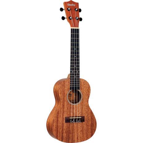 Ukulele Concert Acústico Nylon SU23M Natural SHELBY Menor preço em Ukulele Concert Acústico Nylon SU23M Natural SHELBY