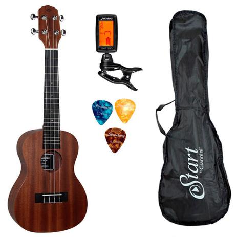Ukulele Concert Giannini GUK23 WS + Capa Afinador Palhetas Menor preço em Ukulele Concert Giannini GUK23 WS + Capa Afinador Palhetas