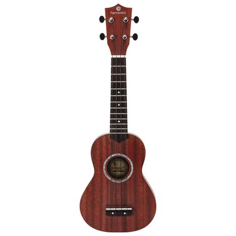Ukulele Harmonics Uk-10 Soprano 21 Acústico Mahogany Natural Menor preço em Ukulele Harmonics Uk-10 Soprano 21 Acústico Mahogany Natural