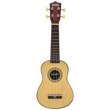 Ukulele Soprano 21 Natural UK1 KUATI. Menor preço em Ukulele Soprano 21 Natural UK1 KUATI.