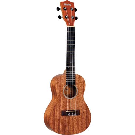 Ukulele Soprano Acústico Nylon SU21M Natural SHELBY Menor preço em Ukulele Soprano Acústico Nylon SU21M Natural SHELBY