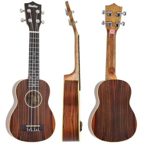 Ukulele Soprano Acústico SU21R STNT Natural Fosco Shelby Menor preço em Ukulele Soprano Acústico SU21R STNT Natural Fosco Shelby