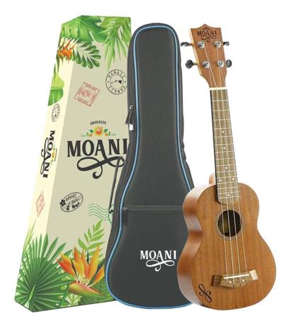 Ukulele Soprano Acustico Waimea Moani Com Bag Profissional Menor preço em Ukulele Soprano Acustico Waimea Moani Com Bag Profissional