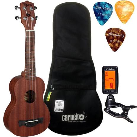 Ukulele Tagima 21k Soprano Fosco + Capa Afinador Palhetas Menor preço em Ukulele Tagima 21k Soprano Fosco + Capa Afinador Palhetas