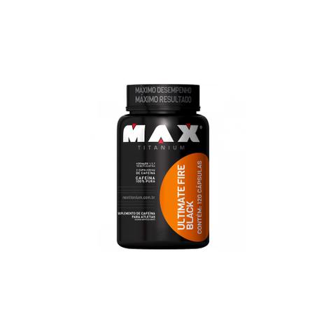Ultimate Fire Black (120 caps) - Max Titanium Especificação:Único é boa?
