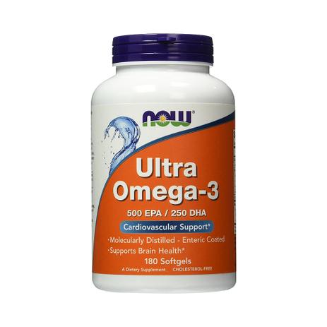Ultra Omega 3 (180 sotgels) - Now Foods - 500 EPA - 250 DHA Menor preço em Ultra Omega 3 (180 sotgels) - Now Foods - 500 EPA - 250 DHA