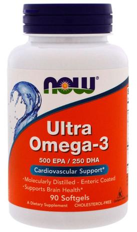 Ultra Omega-3 (90 Softgels) - Now Sports Menor preço em Ultra Omega-3 (90 Softgels) - Now Sports