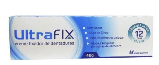 Ultrafix Creme Fixador Dentaduras 40g - União Química Menor preço em Ultrafix Creme Fixador Dentaduras 40g - União Química