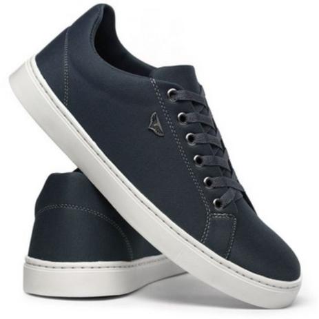 Um Par De Sapatenis Casual Masculino Umber Skateboard Azul - fran shoes -  Sapatênis Masculino - Magazine Luiza
