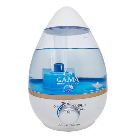 Umidificador de Ar GA.MA Acque Design 2,3 Litros Ultrassonico Azul/Branco Bivolt - Gama Menor preço em Umidificador de Ar GA.MA Acque Design 2,3 Litros Ultrassonico Azul/Branco Bivolt - Gama