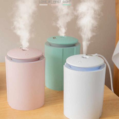 Umidificador Difusor Ultrasonic Air 260ML USB Electric Aroma Essential Oil Aromatherapy Cool Mist - Zem Menor preço em Umidificador Difusor Ultrasonic Air 260ML USB Electric Aroma Essential Oil Aromatherapy Cool Mist - Zem