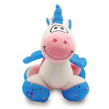 Unicórnio De Pelúcia Pequeno Sentado 18cm Azul Unik Toys Menor preço em Unicórnio De Pelúcia Pequeno Sentado 18cm Azul Unik Toys