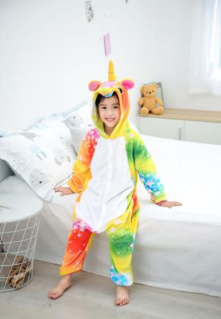 Unicórnio Estrelas Colorido Infantil Pijama Kigurumi Macacão Fantasia - OEM  - Fantasias para Crianças - Magazine Luiza