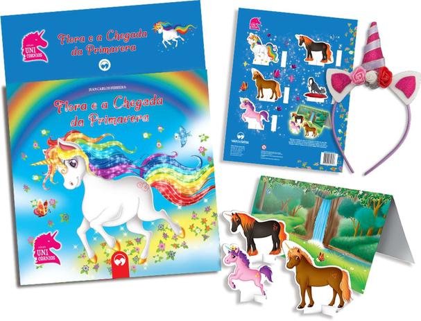 Unicornios Primavera C/TIARA - Vale das letras Menor preço em Unicornios Primavera C/TIARA - Vale das letras