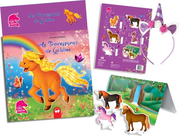 Unicornios Travessuras C/TIARA - Vale das letras Menor preço em Unicornios Travessuras C/TIARA - Vale das letras