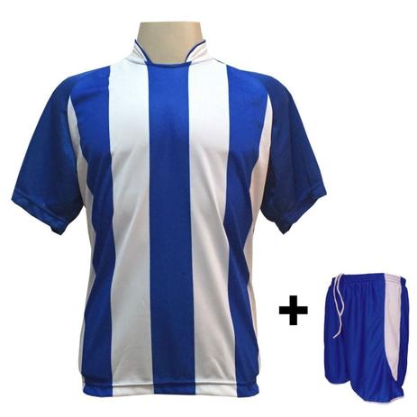 Uniforme Esportivo com 12 camisas modelo Milan Royal/Branco + 12 calções modelo Copa + 1 Goleiro + Brindes - Play fair Menor preço em Uniforme Esportivo com 12 camisas modelo Milan Royal/Branco + 12 calções modelo Copa + 1 Goleiro + Brindes - Play fair