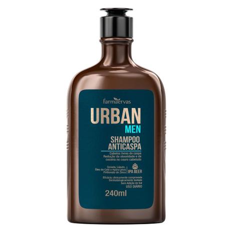 Urban Men IPA - Shampoo Anticaspa Menor preço em Urban Men IPA - Shampoo Anticaspa