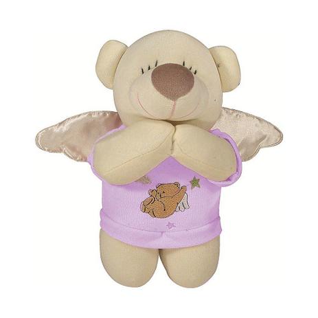 Ursa Plush Média Oração que Reza Roupa Lilás com Asa - Mury baby Menor preço em Ursa Plush Média Oração que Reza Roupa Lilás com Asa - Mury baby